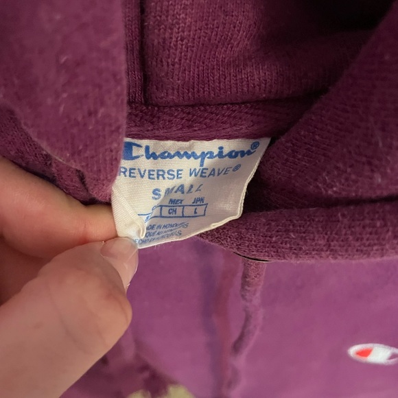 PURPLE CHAMPION HOODIE - Picture 4 of 4
